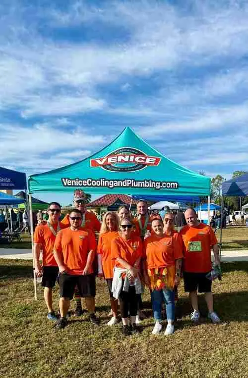 Venice Cooling and Plumbing attended the Turkey Trot benefitting The Twig in Venice, Florida